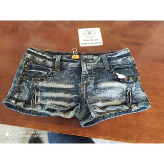 Combo 4 quần short jean nữ si tuyển 2hand nhật MCBT1003