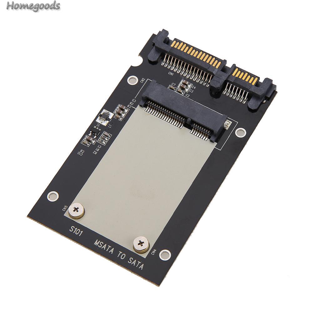 Thẻ chuyển đổi mSATA SSD sang SATA 2.5&quot; mới thông dụng