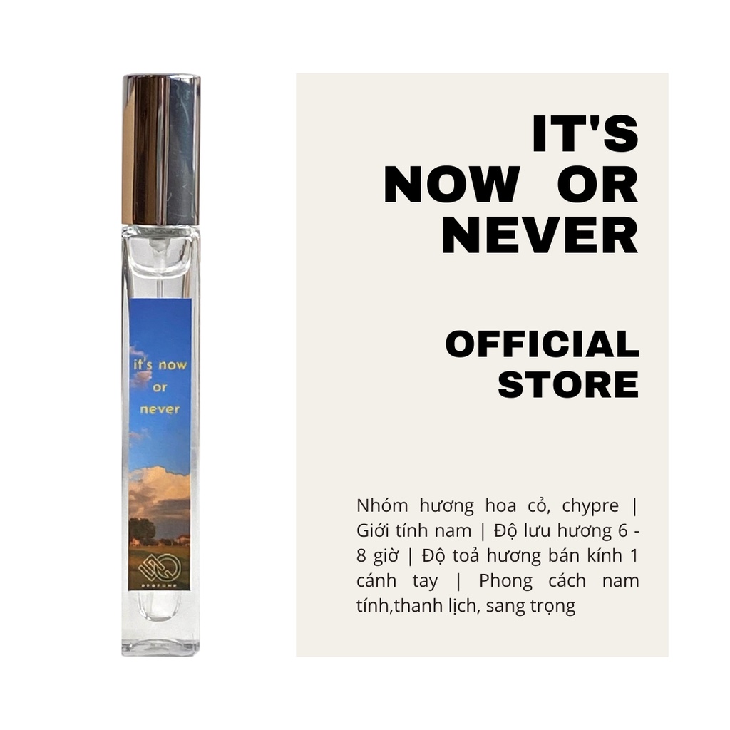 Nước hoa Vuông SQ It's now or never 10ml hương thơm tinh tế lịch thiệp sang trọng