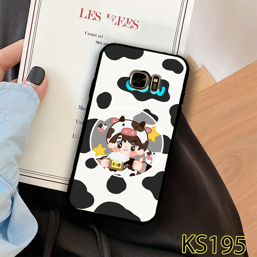 [HOT] Ốp lưng Samsung S6/S6 EDGE/S7/S7 EDGE in hình bò sữa siêu đẹp, độc, lạ_KINGSTORE.HN_Ốp SS S6/S6 EDGE/S7/S7 Edge