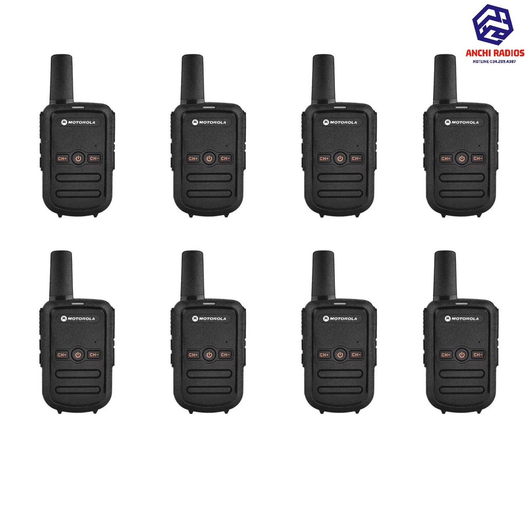 Bộ 08 Máy Bộ Đàm Mini (Loa Siêu Khủng,Dung lượng pin cực lớn &gt;18 tiếng,Siêu bền,Cự li liên lạc &gt; 1,5km)+Tai nghe cao cap