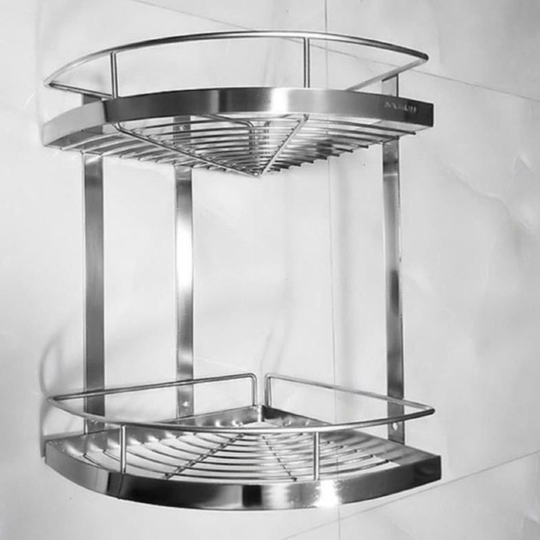 Kệ Nhà Tắm Chất Liệu Inox Cao Cấp Góc Đứng La 201.
