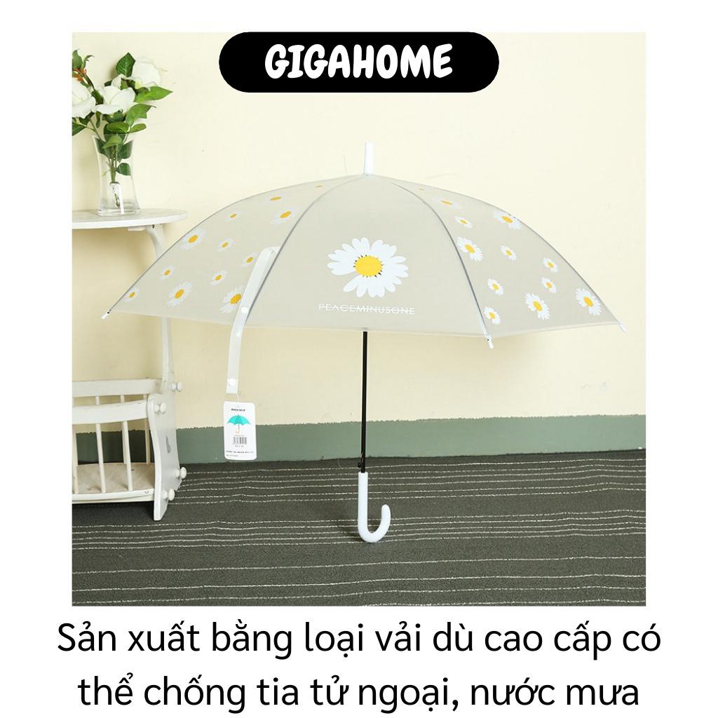 Dù Đi Mưa GIGAHOME Dù Trong Suốt Hình Hoa Cúc Che Mưa Nắng, Phụ Kiện Chụp Ảnh 529