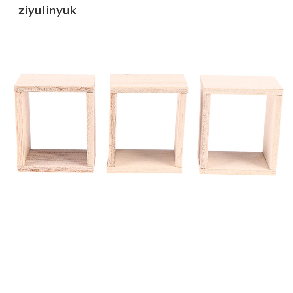 【yuk】 1/3Pcs Doll House Lattice Cabinet Combination Cabinet Mini Model Decorate Toy .