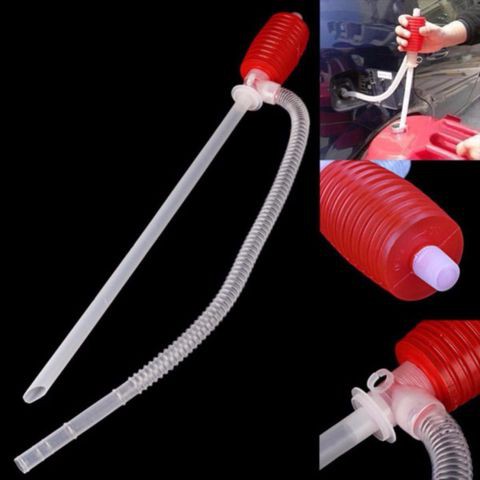 Dụng cụ hút chiết xăng, rượu, chất lỏng bóp tay