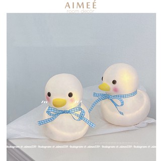 Đèn Ngủ Để Bàn Hình Vịt Con Dễ Thương Trang Trí Bàn Học Nhà Cửa - Aimee.decor