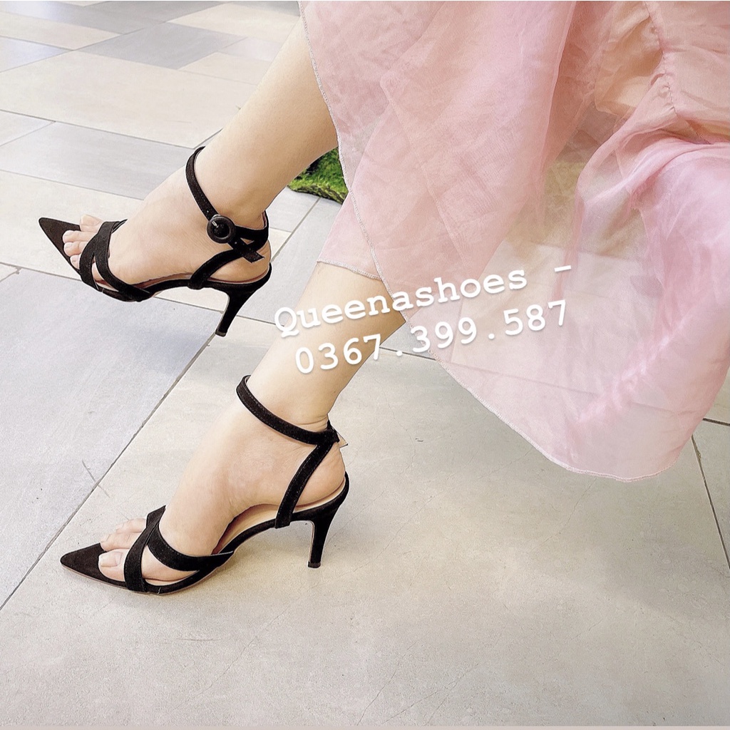 Giày cao gót mũi nhọn basic 8cm  ( giao hỏa tốc 2h - free shipping - bảo hành 1 năm)