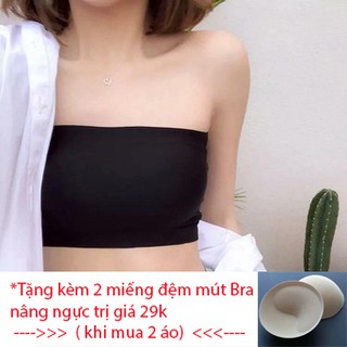 Áo bra đúc su quây không dây Chất mát Lịm( có quà tặng)