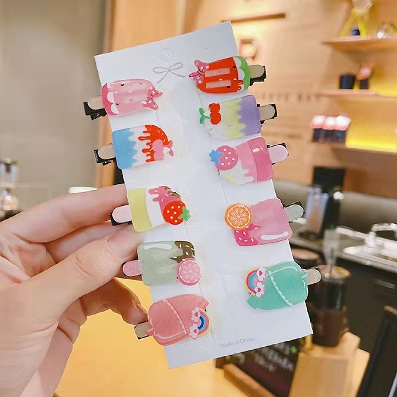 Kẹp Tóc Hình Bình Nước Ngọt Hoạt Hình Dễ Thương Cho Bé Gái