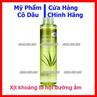 Xịt khoáng lô hội Aspasia Moist Up Face Mist Hàn Quốc 150ml khoáng nha đam dưỡng trắng da chính hãng