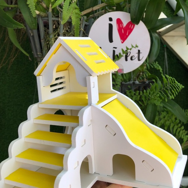 Nhà ngủ XỐP CẦU TUỘT cho hamster, sóc, bọ, nhím, thú nhỏ