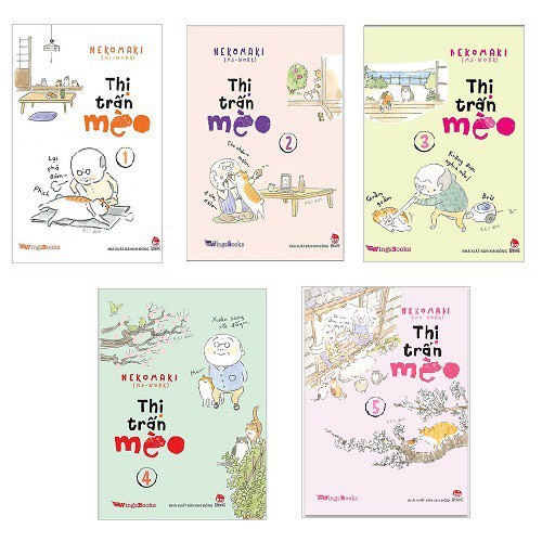 Sách - Thị Trấn Mèo- Bộ 5 cuốn