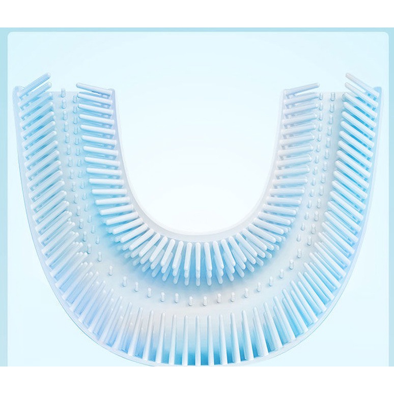 Bàn chải đánh răng cho bé chữ u chất liệu Silicon chịu được lực cắn, cho bé từ 2 tuổi - 6 tuổi