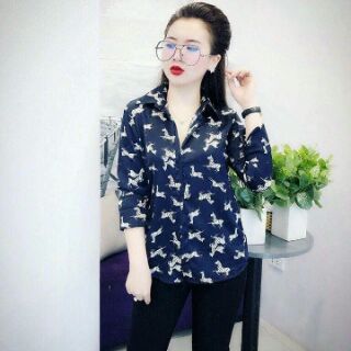 Áo sơ mi nữ hình thú