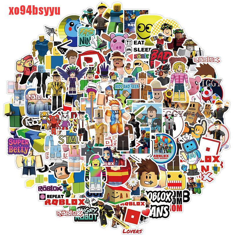 Set 100 hình dán Roblox Game Anime chống thấm nước xo94bsyyu