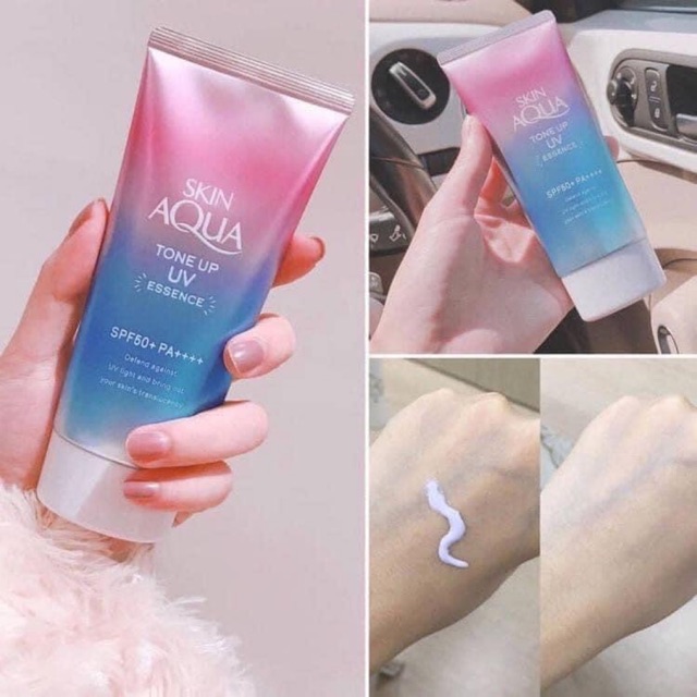 Kem chống nắng  SKIN AQUA TONE UP, Xịt chống nắng Skin Aqua Tone Up UV Spray SPF50+/PA++++