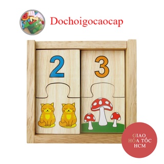 Tìm ghép chữ số từ 1 đến 10 Winwintoys (Bộ học số)