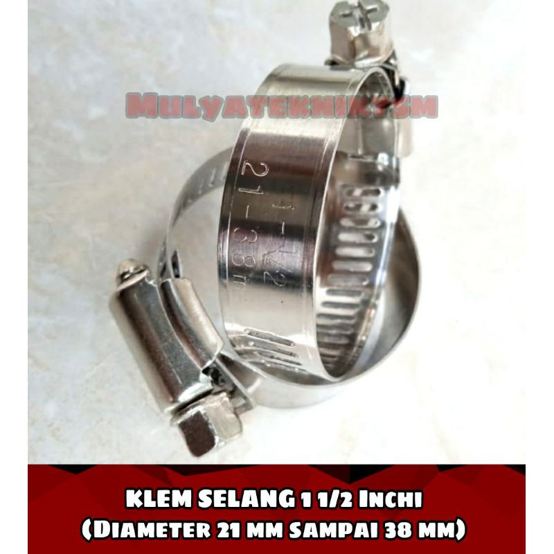 Kẹp Ống Nước 1 1 / 2 Inch Chuyên Dụng Chất Lượng Cao