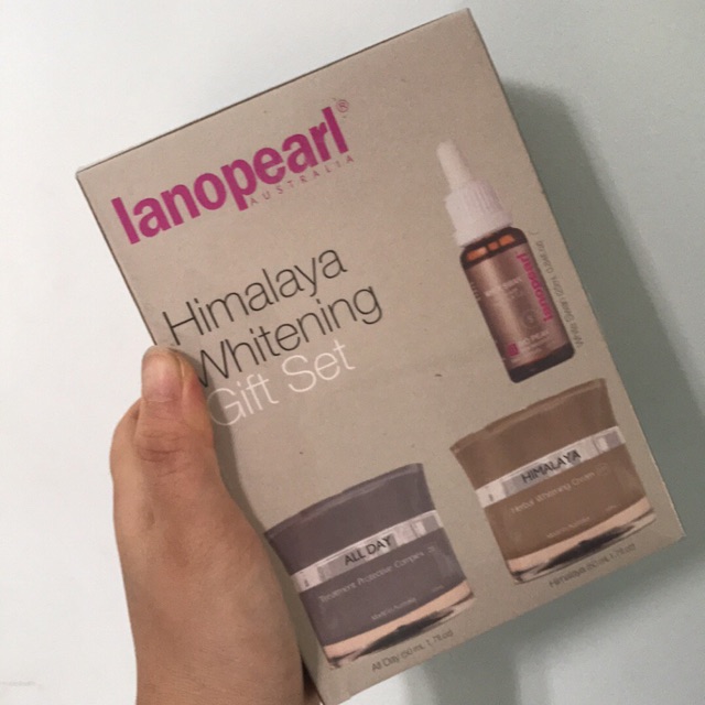 Bộ kem hỗ trợ điều hỗ trợ điều trị nám và làm trắng da Lanopearl Himalaya Whitening Gift Set