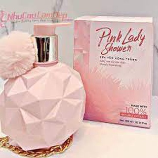 SỮA TẮM XÔNG TRẮNG PINK LADY 300ML sữa tắm hương nước hoa trắng da, thơm lâu