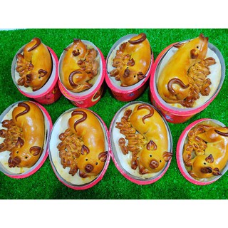 combo khách đặt - 5 Bánh nắn tay bầy heo 350g và 750g nhân đậu xanh