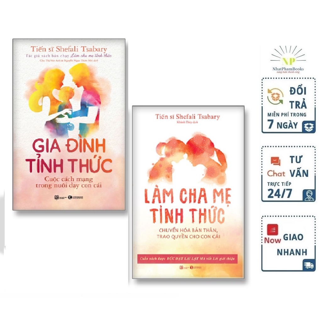 Sách - Combo Gia đình tỉnh thức + Cha mẹ tỉnh thức