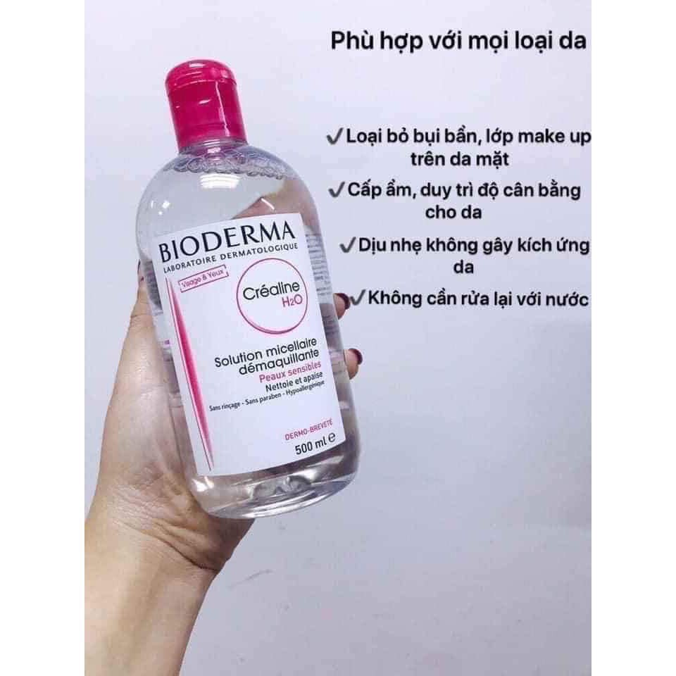 Tẩy Trang Bioderma 500ml ⚡️𝑪𝒉𝒖𝒂̂̉𝒏 𝑪𝒉𝒊́𝒏𝒉 𝑯𝒂̃𝒏𝒈 ⚡️ Hàng Nội Địa Pháp