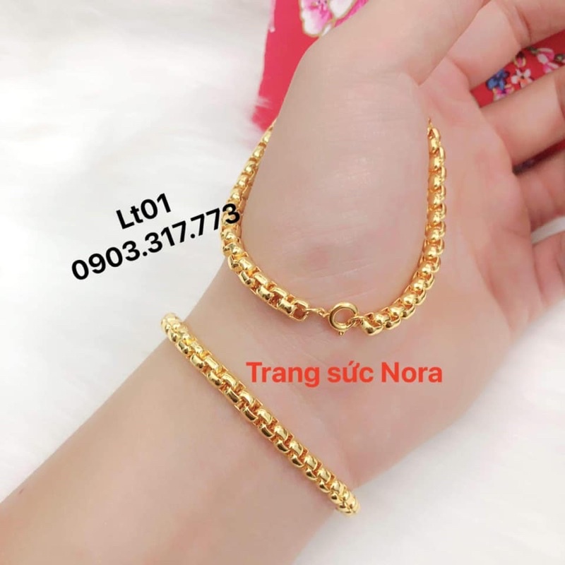 Lắc tay mạ vàng