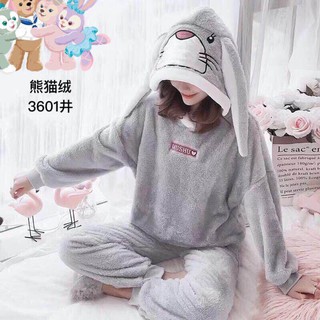 Bộ lông mũ tai thỏ siêu cute