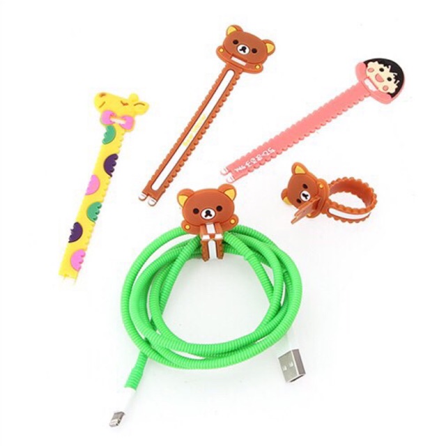 Thu gọn tai nghe, dây cáp hoạt hình