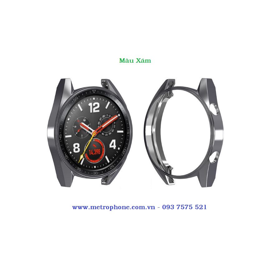 [Mã ELFLASH5 giảm 20K đơn 50K] Khung viền silicon dẻo bảo vệ đồng hồ thông minh Huawei Watch GT 46mm