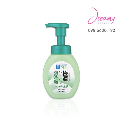 Sữa rửa mặt tạo bọt Hada Labo xanh - chăm sóc da dầu mụn 160ml