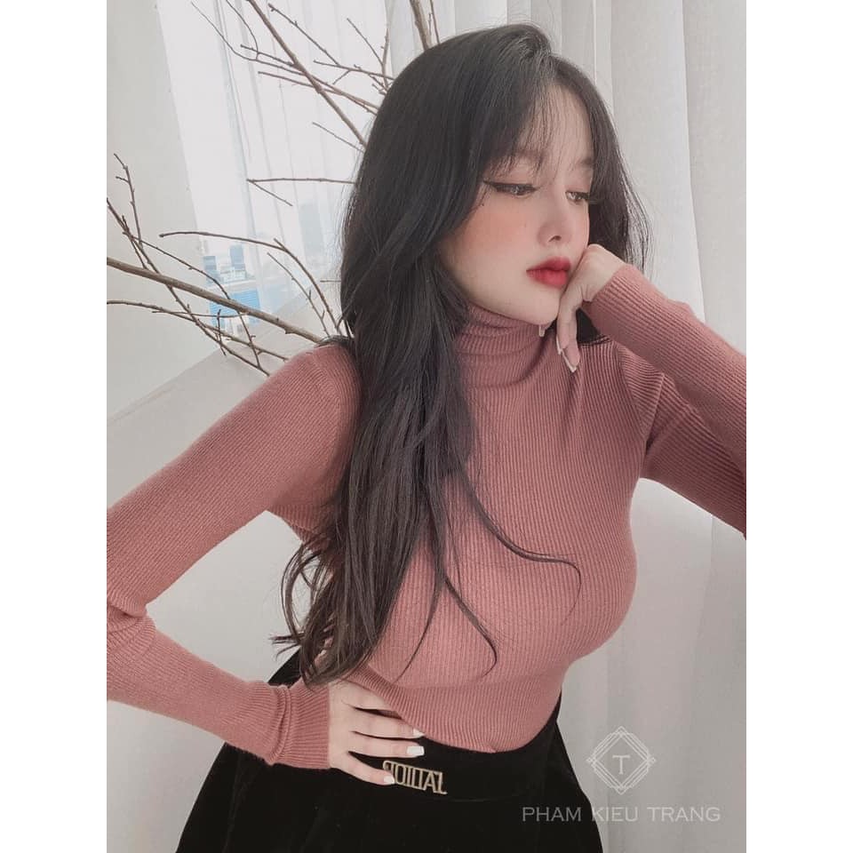 ÁO LEN CỔ LỌ FULL MÀU
