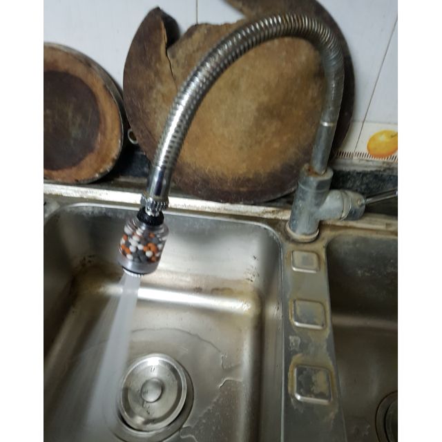 Vòi rửa bát , đầu vòi tăng áp vòi rửa chén có hạt nano lọc nước , xoay 360 độ , tiết kiệm nước