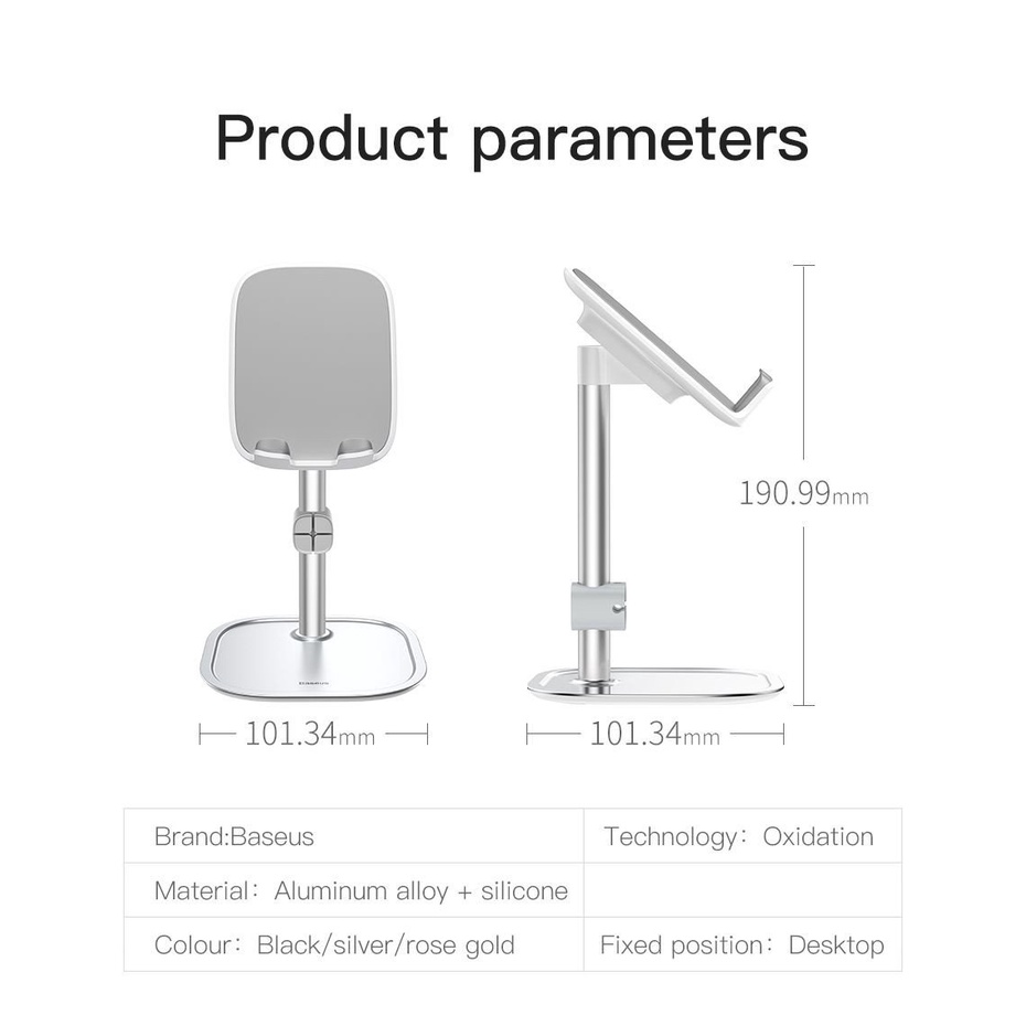 Bộ đế giữ điện thoại và máy tính bảng để bàn Baseus Literary Youth Desktop Bracket