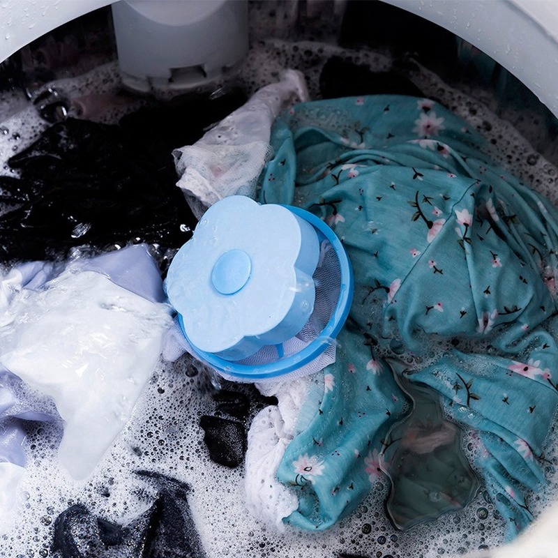 Bóng lọc tóc máy giặt thiết kế nhỏ gọn làm sạch tiện dụng