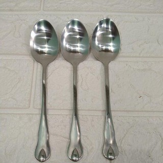 Sét 5 chiếc Thìa và rĩa giọt nước Inox hàng đẹp dày dặn, các cỡ
