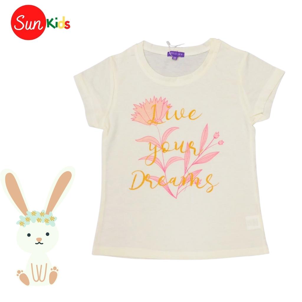 Áo thun cho bé gái, áo phông bé gái chất cotton mềm mát, size 10 - 16 tuổi - SUNKIDS