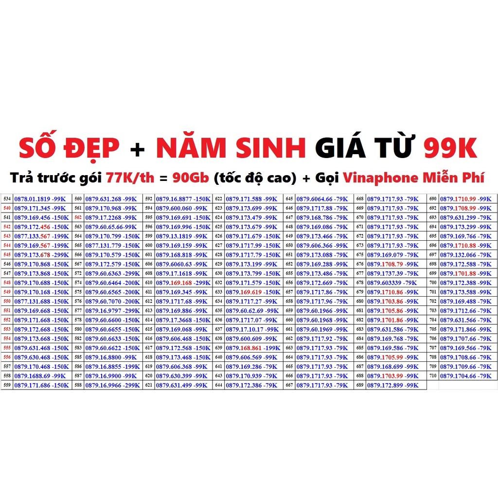 [Miễn phí tháng đầu], SIM 4G ITEL, Sim 90G/th tốc độ cao 4G mạng VINAPHONE, Gọi VINAPHONE miễn phí.