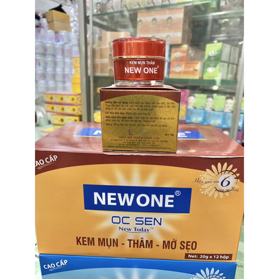 [chuẩn hàng cty 100%] kem NEWONE giảm mụn -thâm -giúp trắng da hủ 10G