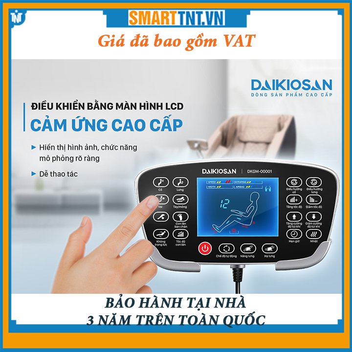 Ghế Massage cao cấp hàng chính hãng Daikiosan DKGM-00001 mới