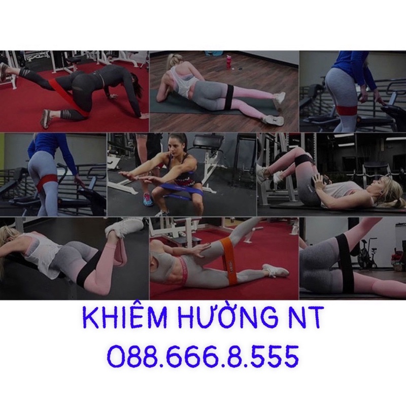 Dây Mini Band Đàn Hồi Kháng Lực Tập Mông Chân Đùi Aolikes Siêu Bền Chính Hãng