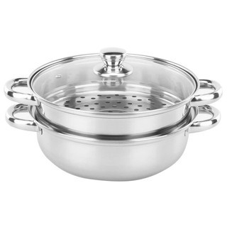 Nồi inox 28cm kèm vỉ hấp