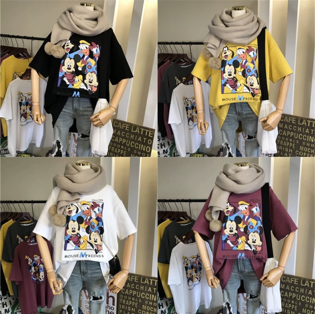 [55] [HÌNH THẬT]áo thun nữ ⚜️FREESHIP⚜️ Thun Nữ Hàng Unisex Phông Nữ Quảng Châu [Thun Nu] | BigBuy360 - bigbuy360.vn