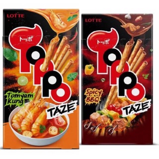 BÁNH QUE TOPPO TAZE SPICY BBQ/ TOMYAM KUNG 40G