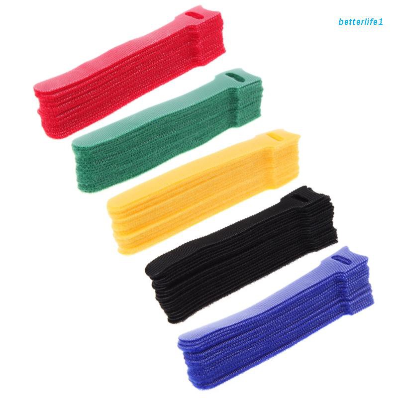 Bộ 20 dây quấn cáp / dây điện / tai nghe gọn gàng có thể tái sử dụng