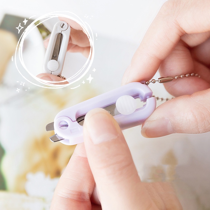 Kéo Gấp Bằng Thép Không Gỉ Kích Thước Mini Màu Sắc An Toàn Tiện Dụng C6934