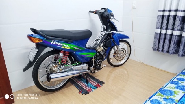 Bộ vỏ nhựa wave xanh dương - wave zx - wave thái