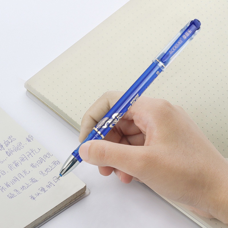 Hộp 12 Bút bi nước, bút NƯỚC XÓA ĐƯỢC tiện lợi, không bẩn tay cho bé