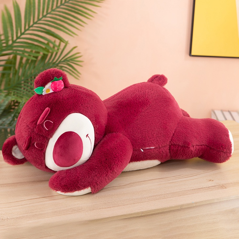 Búp Bê Nhồi Bông Hình Gấu Và Dâu Tây Dễ Thương Dùng Làm Quà Tặng Valentine Birthday